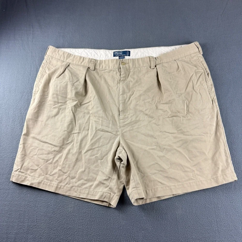 Vintage Polo Ralph Lauren Tyler Shorts Men's 50 Beige 8